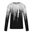thumbnail image 5 of Meichang T-Shirt à Manches Longues pour Homme, T-Shirts Graphiques pour Hommes Tendance avec Imprimé 3D à Illusion d'Optique, T-Shirts à Col Rond Originaux à Manches Longues pour Homme, 5 of 5