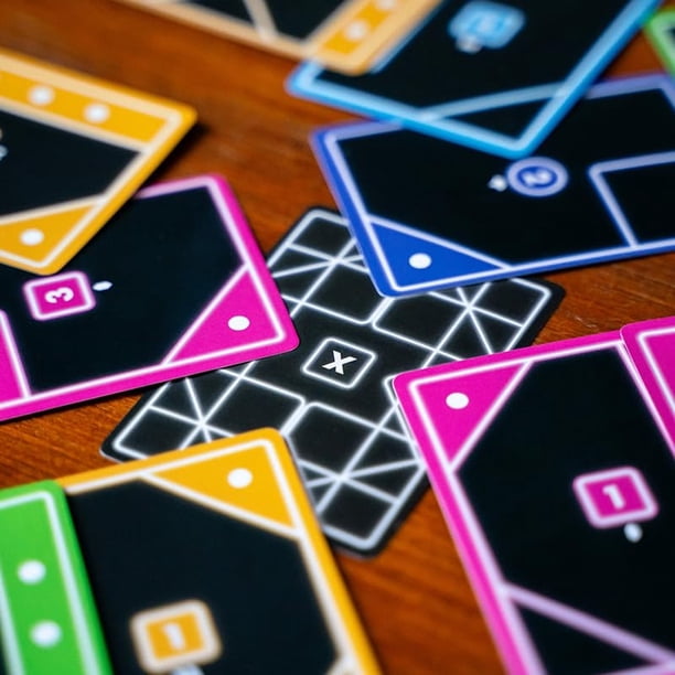 Tacta Card Game, Fast Paced Strategic Shape Matching Game for All