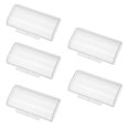 thumbnail image 1 of Unique Bargains 5 Pcs Battery Storage Case Holder Storage Transparent 2 x AAA Batteries Capacity, 1 of 5