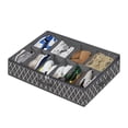 thumbnail image 1 of Home Textile Storage Under Bed Shoe Cabinet Organizer for 24 Pairs with Clear Cover and Durable Bedding Storage Solution, 1 of 7