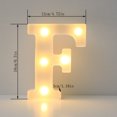 thumbnail image 3 of EQWLJWE LED Marquee Sign Light Up Letters,26 Alphabet Light Up Letters Sign,LED Marquee Letter Lights Sign,LED Letter Lights Sign,Light Up Alphabet Letter for Home Party Wedding Decoration, 3 of 9