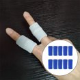 thumbnail image 4 of 10 Pieces/Set Portable Knuckle Sleeve Left Right Hand Elastic Breathable Knuckles Brace Protector Protective Gloves Sports Gear Blue, 4 of 9