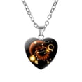 thumbnail image 4 of Collier Pendentif Constellation Constellation Constellation en Croissant de Mode 12 Constellations, 4 of 9