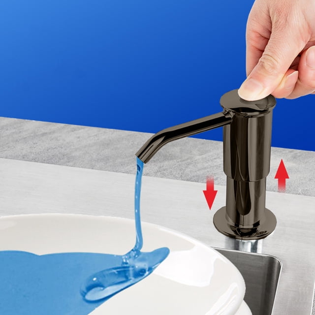 TIMIFIS Automatic Mixing Cup Sink Soap Extender Household Detergent Press Kitchen Sink Detergent Press Pump Head Extension Tube Heightened Apartment Essentials