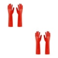 thumbnail image 3 of Youkk 2X Rubber Gloves Kitchen Gadget Gardening Tool Exquisite Multipurpose Yard Red S 2Set, 3 of 6