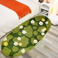 thumbnail image 2 of Moss Bathroom Rug, Soft Microfiber Bath Mat, Non-Slip Absorbent Area Carpet, Machine Washable for Shower, Bedroom, and Kitchen, 2 of 7