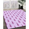 thumbnail image 3 of Ahgly Company Machine Washable Indoor Rectangle Transitional Orchid Purple Area Rugs, 7' x 9', 3 of 7