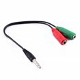 thumbnail image 3 of axGear 3.5mm Stereo Splitter Audio to Mic Headset Jack Plug Adapter For Cell Phone, 3 of 4
