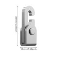 thumbnail image 3 of 4pcs Automatic Lock Hook with 1pc Rope Wear Resistance Multifunctional Safety Rope Hook Set Strong Self-locking Structure for Tent Sleeping Bag, 3 of 9