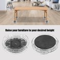 thumbnail image 3 of Ccdes Table Risers,8pcs/set Plastic Multi-slot Furniture Leg Risers Non-slip Bed Riser for Table Desk Sofa Chairs,Bed Riser, 3 of 5