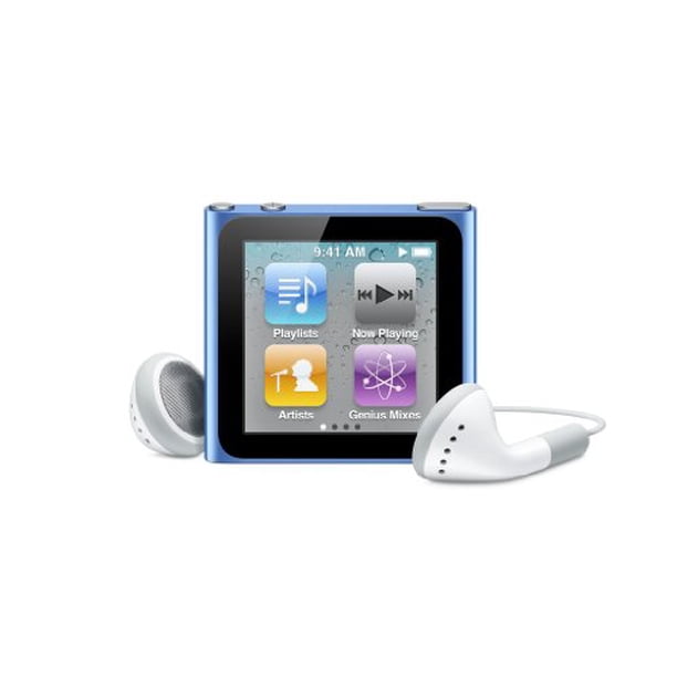 APPLE iPod nano IPOD NANO 8GB2010 MC689… Apple iPod Nano 6th Generation 8GB Blue (In Plain White Box