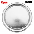 thumbnail image 3 of CAROOTU 12/24pcs Splits-Type Lids Sealing Storage Solid Caps for Regular/Wide Mouth Mason Jar, 3 of 7