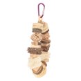thumbnail image 3 of Bite Toys, Easy Installation Exercise Beaks Funny Cardboard Wood Block  Hanging Chewing Toys Wooden Rattan Balls  For Cockatiel, 3 of 8