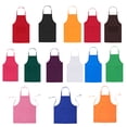 thumbnail image 2 of Waterproof Apron Bib Aprons, Unisex Apron No Pocket Bulk Machine Washable Plain Aprons for Women Men Chef Kitchen Bbq Drawing Crafting Cooking Aprons for Women, 2 of 2