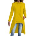 thumbnail image 2 of Jusqu'à 50 % de Réduction tumgatte Hauts pour Femmes Sweat à Capuche Manches Longues Design Mode Solide Sweat à Capuche avec Poche Pull d'Automne Vêtements d'Automne pour Femmes 2024, 2 of 8