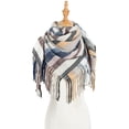 thumbnail image 4 of Penkiiy Foulard pour Femmes Mode Hiver Femmes Foulard Colorée Foulard Décontractée à Franges Châle F Foulard, 4 of 5