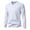 White, variant on LUOGENLI Male T-shirts for Mens Men's Autumn Winter Fashion V Neck Solid Color Long Sleeve T Shirt 4xlt Mens T-shirts Graphic Tees St. Patrick's Day Mens T-shirts Graphic Tees Summer Clothes White M