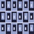thumbnail image 1 of Ahgly Company Machine Washable Indoor Square Transitional Blue Area Rugs, 8' Square, 1 of 7