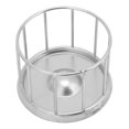 thumbnail image 4 of Tortoise Water Dish, Reptile Water Bowl Reptile Water Dish Stainless Steel Food Dish Round Railing Shape Water Tray Tortoise Water Bowl for Lizard  Chameleon, 4 of 7