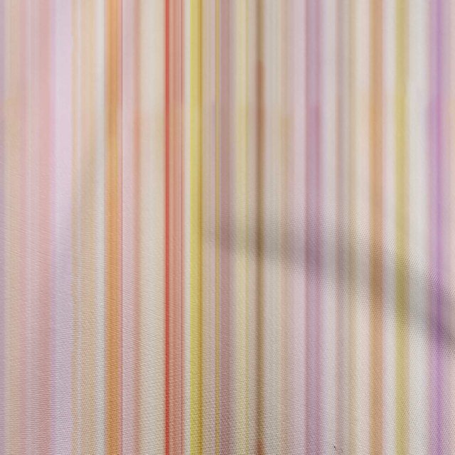 oneOone Tissu en Viscose Chiffon Multicolore Rayures Couture Projets d'Artisanat Tissus Imprimés au Yard 42 Pouces de Large