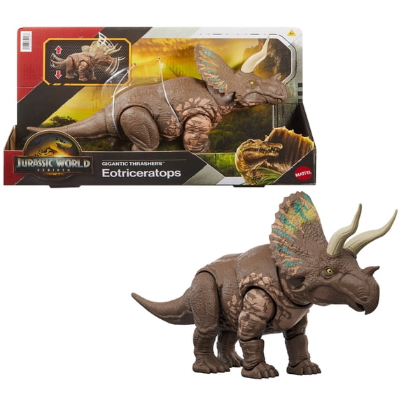 Jurassic World-Eotriceratops-Figurine Méga Prédateurs