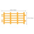 thumbnail image 3 of ORDDIART 20Pcs Yellow Pvc Farm Imitation Fence for Children and Educational Toy Use, 3 of 4
