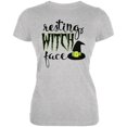 thumbnail image 1 of Halloween Resting Witch Face Juniors Soft T Shirt, 1 of 1