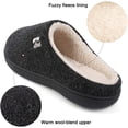 thumbnail image 3 of RockDove Men's Fleece Lined Memory Foam Clog Slipper, 3 of 6