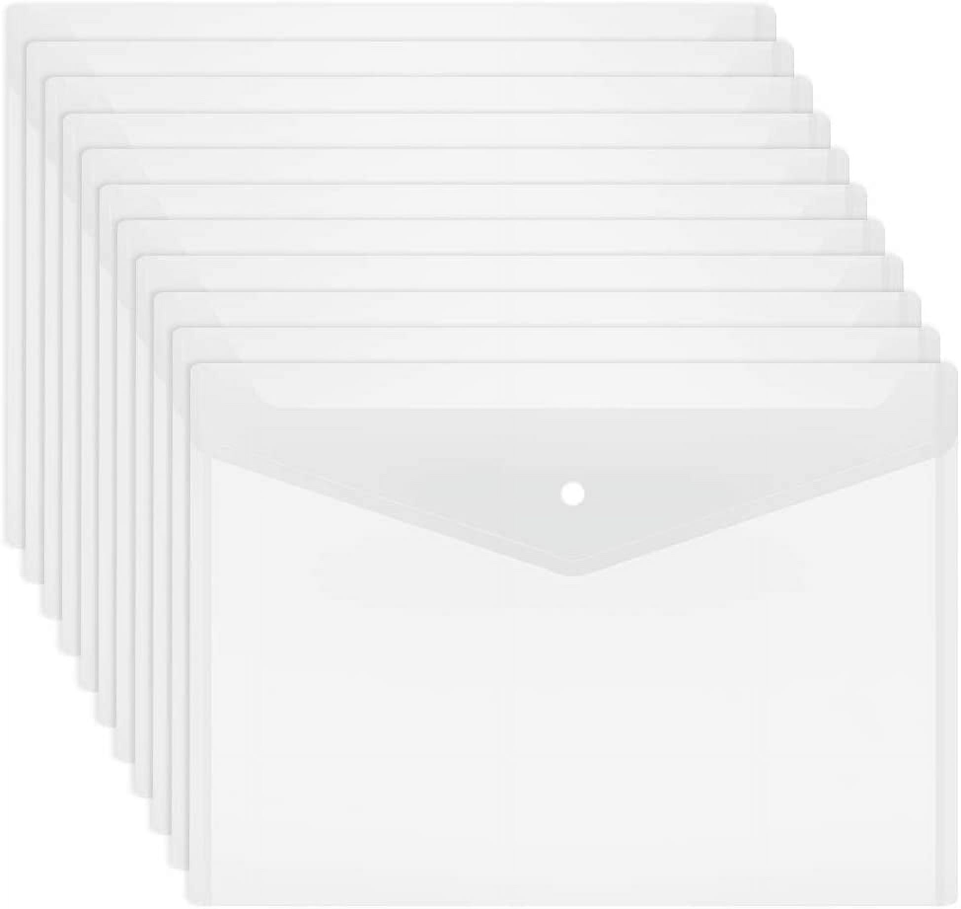 Enveloppes en Poly Imperméables Transparentes pour la Maison, le Travail et l'Organisation