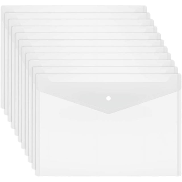 Enveloppes en Poly Imperméables Transparentes pour la Maison, le Travail et l'Organisation