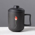 thumbnail image 3 of GUOOL Serenable Chinese 3 in 1 Porcelain Ceramic Tea Mug with Infuser & Lid, Tea Mug 3, 3 of 9