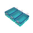 thumbnail image 4 of DYNWAVECA 3 Pieces Fishing Accessories Box Fly Fishing Box Waterproof Fishing Lure Box cyan, 4 of 10