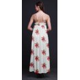 thumbnail image 3 of Bimba Robe Longue Sans Manches à Bretelles Spaghetti Imprimée Florale en Rayonne pour Femmes - TTTG, 3 of 4