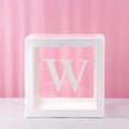thumbnail image 2 of 26 Letters DIY Party Decoration White Transparent Balloons Wedding Confession Birthday Party Decoration Scene Layout Balloons, 2 of 4