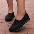thumbnail image 1 of XIAQUJ Slip on Breathe Mesh Walking Shoes Women Fashion Sneakers Comfort Flat Loafers Women's Fashion Sneakers Black 8.5(41), 1 of 9