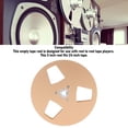 thumbnail image 3 of Empty Tape Reel, 3 Holes 1/4 5 Inch Open Reel Sound Tape Empty Reel, Aluminum Alloy Universal for Reel to Reel for NAGRA and Studer  Reel to Reel Recorder 1/4 Inch Tape, 3 of 7