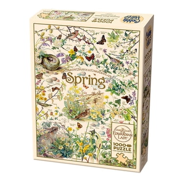 Cobble Hill Casse-Tête - Country Diary Spring, Casse-Tête de 1000 Pcs