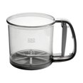 thumbnail image 1 of Fine Mesh Sieve With Clear Measuring Markings 125 ml and 250 ml Capacity Semi-Automatic Rotary Handle Stainless Steel Mesh Baking Tool for Flour Cocoa Powder, 1 of 6