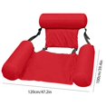 thumbnail image 1 of pitrice Inflatable Floating Row Backrest Inflatable Floating Bed Durable Portable Water Recreation Lounge Chair, 1 of 9