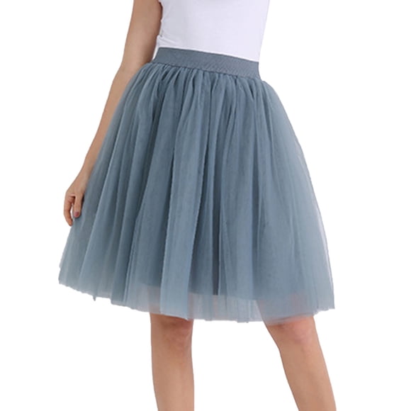 2025 Carnevale New Women Tulle Pleated Tennis Skirt Skirts Knee Length Long Floral Skirts for Women Adult Tutu Layered Short Fringe Skirt Prom Party Midi Skirt