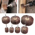 thumbnail image 3 of 20-80mm 80 Grit Sanding Flap Wheel Disc Abrasive Grinding Wheel Polishing Tool, 3 of 6