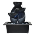 thumbnail image 1 of Tabletop Water Fountain Feng Shui Waterfall Landscape Home Table Ornaments A, 1 of 5