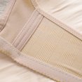 thumbnail image 4 of Birdeem Womens Non Steel Ring Style Printed Gathered Middle Button Breathable Underwear Daily Bra, 4 of 5