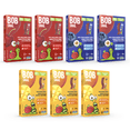 thumbnail image 2 of Bob Snail Fruit Leather Stripe Gluten-Free Nut-Free Healthy Fruit Rollup Snacks Variety Pack - Pack of 7 (Pear-Mango x3; Apple-Sour Cherry x2; Apple-Pear-Blueberry x2), 2 of 5
