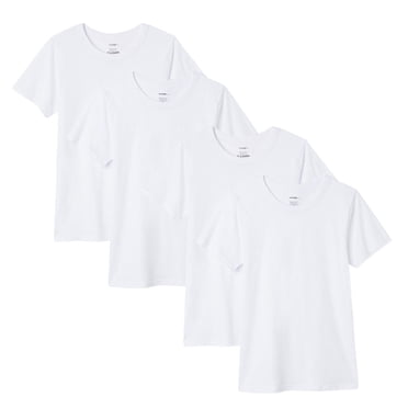 Lot de 4 t-shirts à manches courtes en coton George pour garçons