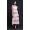 thumbnail image 2 of Bimba Robe Teinture sur Nœuds Décontractée Longue Dos Nu à Col Licou pour Femmes, Robe de Plage Imprimée - Grand, 2 of 6