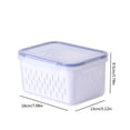 thumbnail image 3 of Lksixu Fruit Vegetable Storage Containers For Fridge Draining Fresh Containers Produce Storage Containers Large Organizer Bins With Lid & Colander Storage Bins Organizers and Storage, 3 of 4