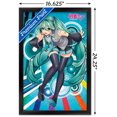 thumbnail image 2 of Hatsune Miku - Whisper Wall Poster with Magnetic Frame, 22.375" x 34", 2 of 4