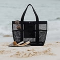 thumbnail image 4 of Sac Fourre-Tout de Douche en Maille Portable avec 5 Compartiments pour Voyage, Plage, Gym et Résidence Universitaire - Organisateur Suspendu à Séchage Rapide, 4 of 6
