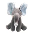 thumbnail image 2 of Estbridg Baby Musical Toy  Animated Elephant Toy  Realistic Stuffed Animal Toy  Boo blue ears, 2 of 9